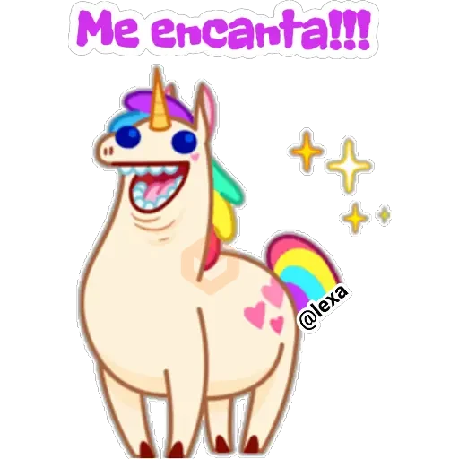 🌈Rainbow unicorn 🦄 sticker 23