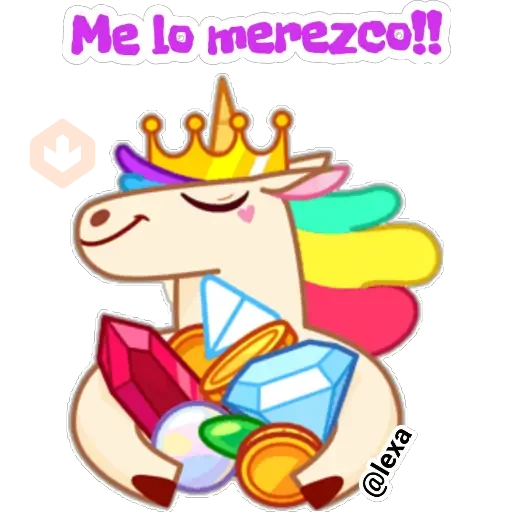 🌈Rainbow unicorn 🦄 sticker 13