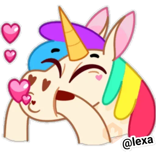 🌈Rainbow unicorn 🦄 sticker 20