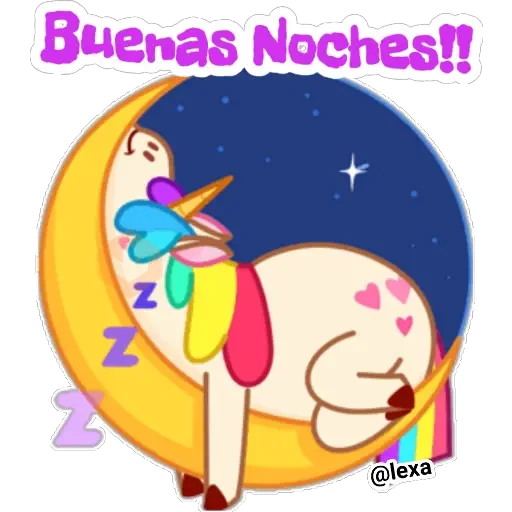 🌈Rainbow unicorn 🦄 sticker 25