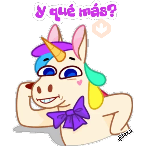 🌈Rainbow unicorn 🦄 sticker 19