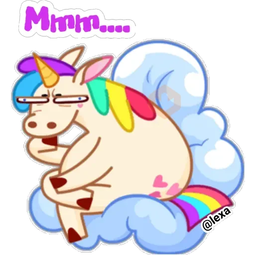 🌈Rainbow unicorn 🦄 sticker 11