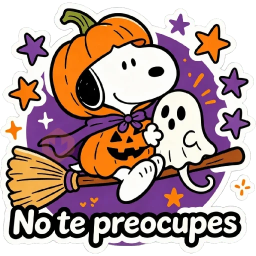 🦇🎃 Snoopy Modo Halloween 🎃🦇 sticker 22