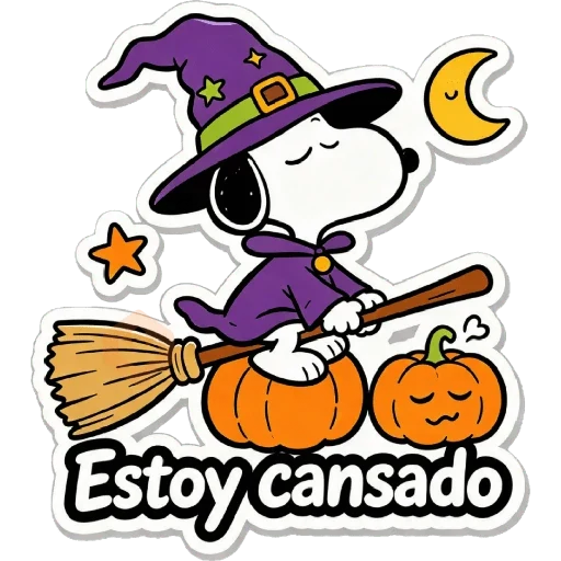 🦇🎃 Snoopy Modo Halloween 🎃🦇 sticker 16