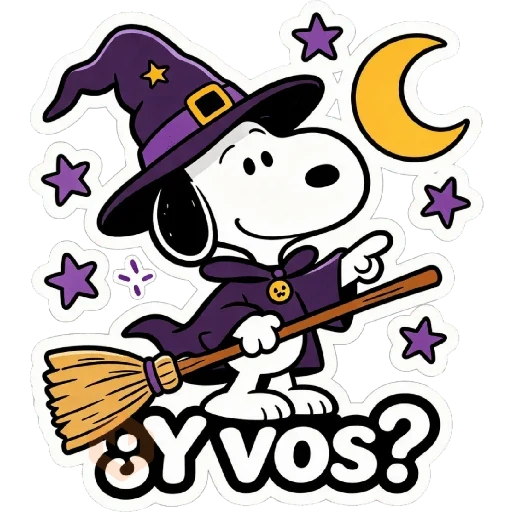 🦇🎃 Snoopy Modo Halloween 🎃🦇 sticker 12