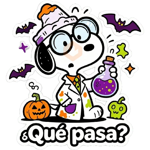 🦇🎃 Snoopy Modo Halloween 🎃🦇 sticker 13
