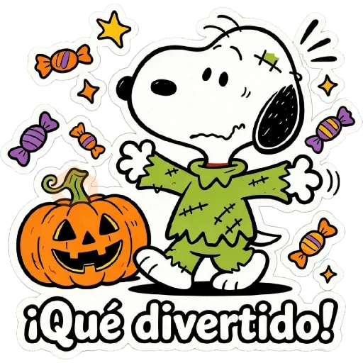 🦇🎃 Snoopy Modo Halloween 🎃🦇 sticker 20
