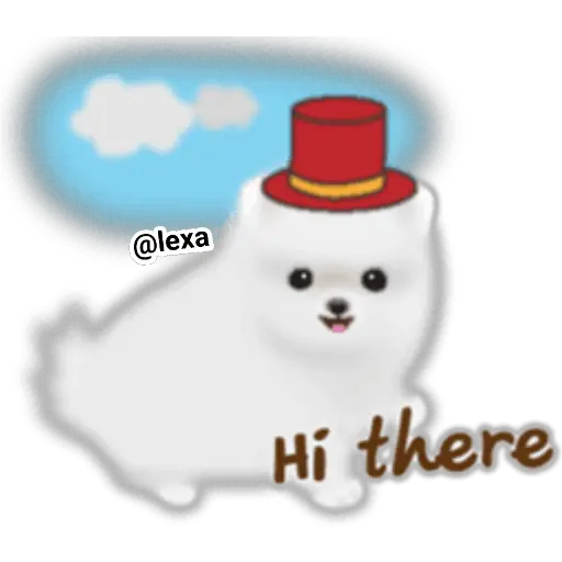 🌼WHITE baby DOG🐶 