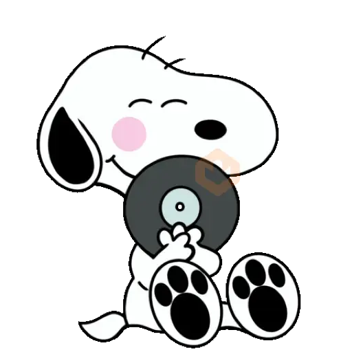 Snoopy Love 🐶🤍🖤 sticker 14