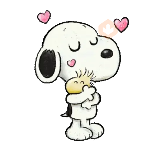Snoopy Love 🐶🤍🖤 sticker 15