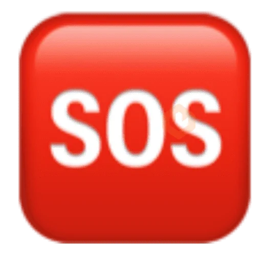 emojis vermelhos do iphone sticker 11
