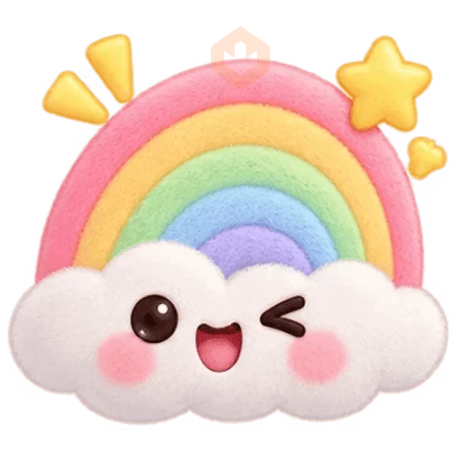 Emojis Kawaii☺️🩷🌈✨ sticker 23