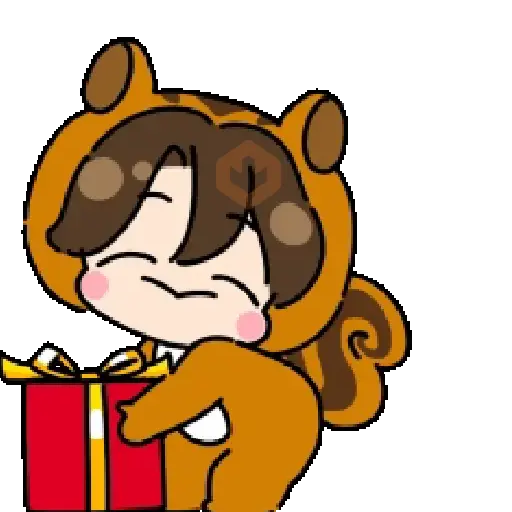Ardilla 🐿️📲 Animadas sticker 13