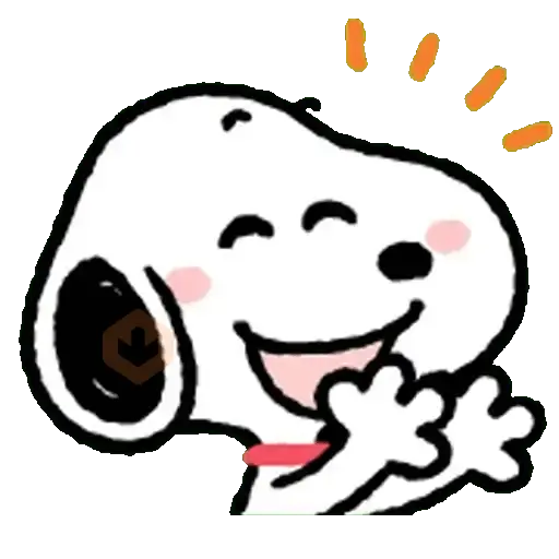Snoopy Emoji💕💙 sticker 16
