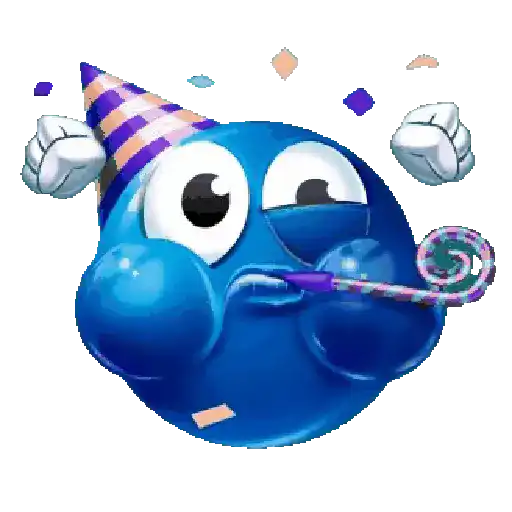 Emoji Azul sticker 14