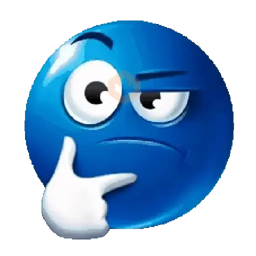 Emoji Azul sticker 13