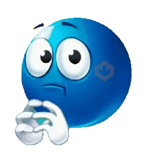 Emoji Azul sticker 11