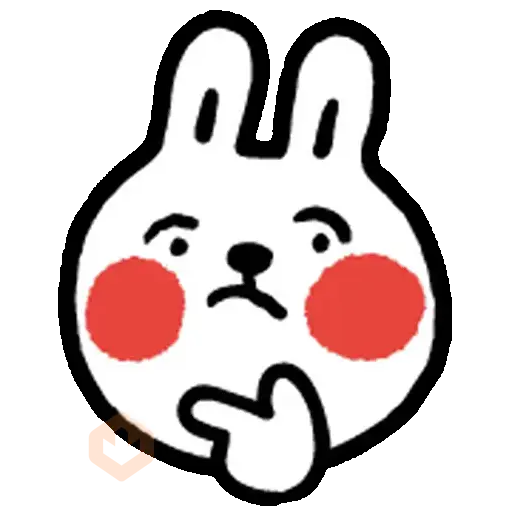 Conejo simple emoji ✨🐰 sticker 12
