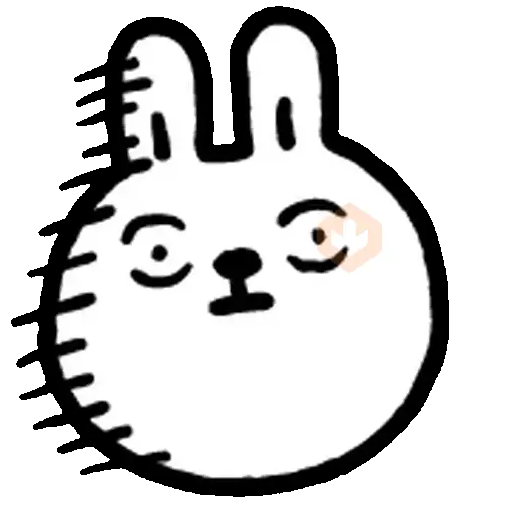 Conejo simple emoji ✨🐰 sticker 11