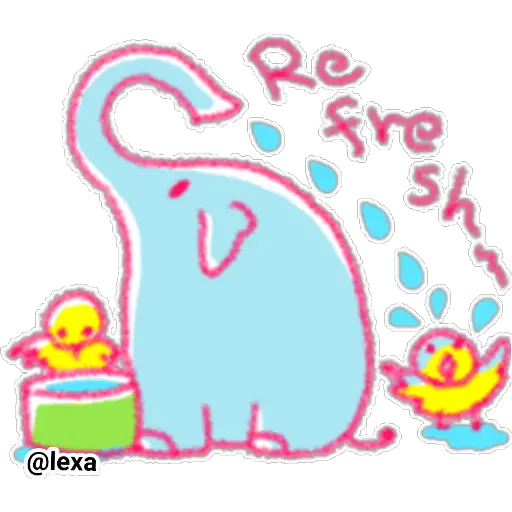 🖍️🐘Crayon Elephant 🖍️🐘 