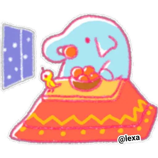 🖍️🐘Crayon Elephant 🖍️🐘 