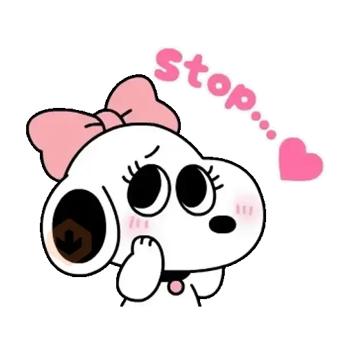 Belle🎀 Snoopy🐾 sticker 19
