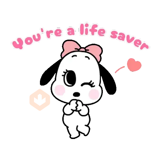 Belle🎀 Snoopy🐾 sticker 16
