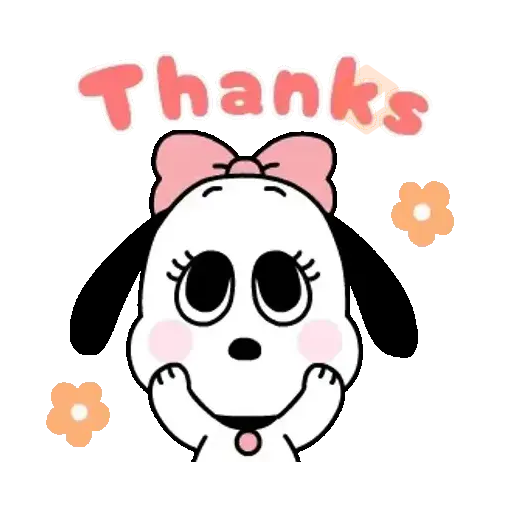 Belle🎀 Snoopy🐾 sticker 15