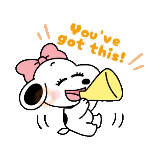 Belle🎀 Snoopy🐾 sticker 24