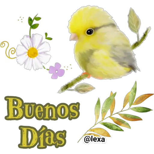 Buenos días Sticker 🌈🌼🌄 
