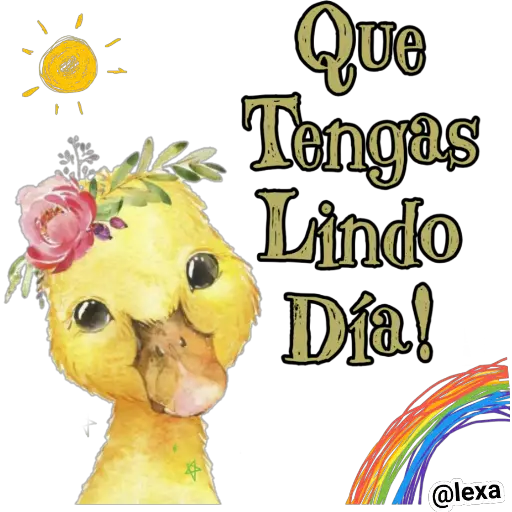 Buenos días Sticker 🌈🌼🌄  preview