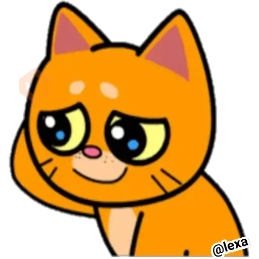 Gatito🍊Orange sticker 15