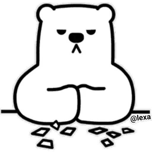 White bear 🌼🍃  preview