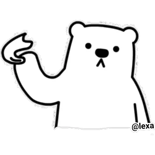 White bear 🌼🍃 