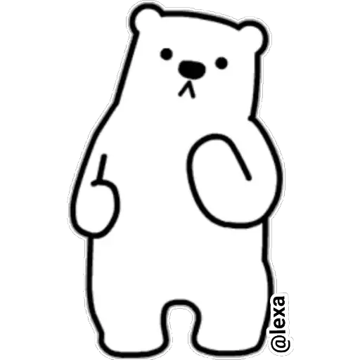 White bear 🌼🍃 