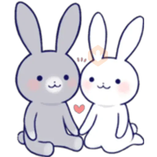 Lovey Dovey Rabbit sticker 11