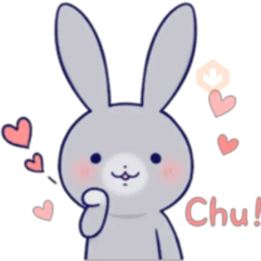 Lovey Dovey Rabbit sticker 18