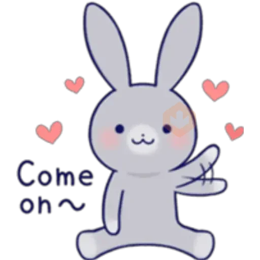 Lovey Dovey Rabbit sticker 23