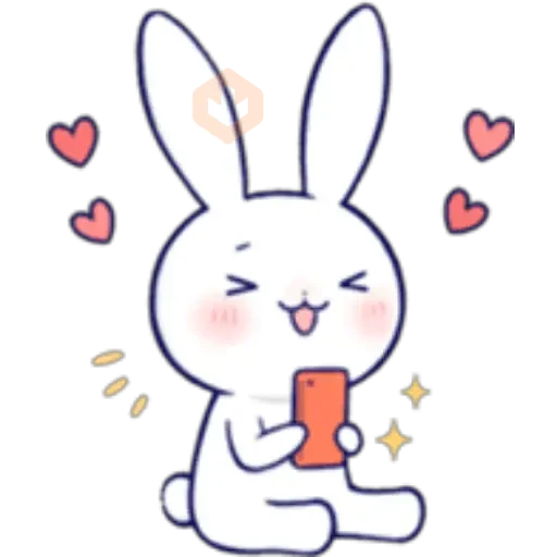 Lovey Dovey Rabbit sticker 28