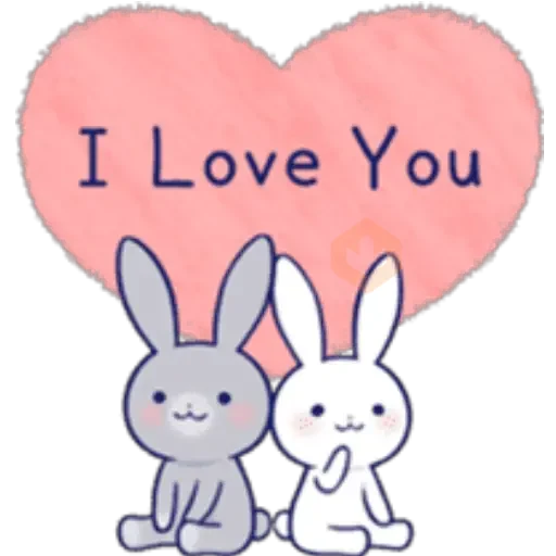 Lovey Dovey Rabbit sticker 19