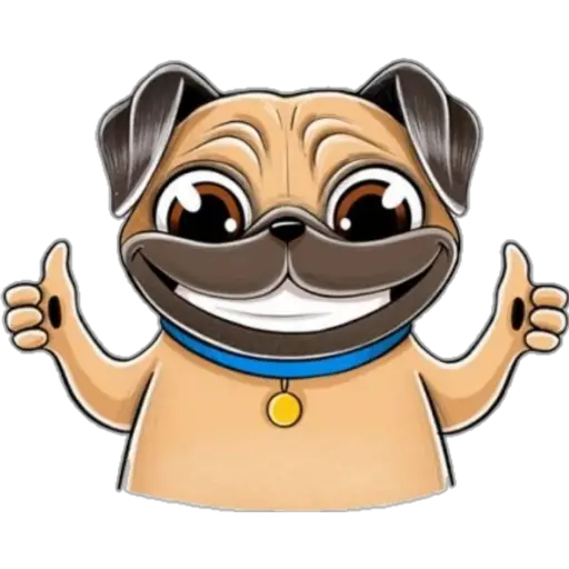 perro pug🐶❤️ 