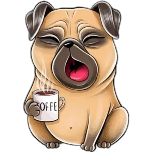 perro pug🐶❤️ 