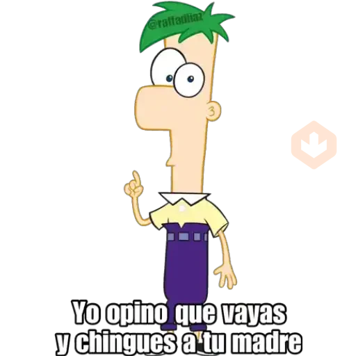 Phineas y ferb sticker 23