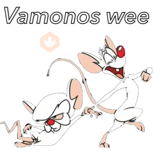Pinky&Cerebro sticker 12