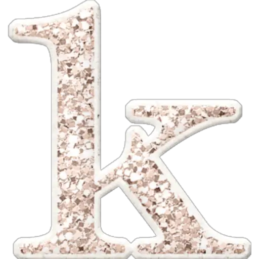 Letras ♡ Glitter 