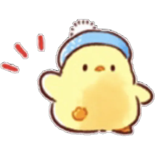 Soft and cute chick winter