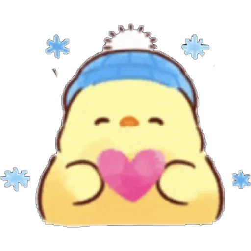 Soft and cute chick winter