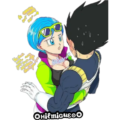 Vegeta y Bulma 