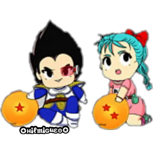 Vegeta y Bulma 