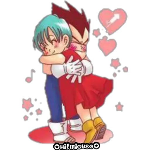 Vegeta y Bulma 